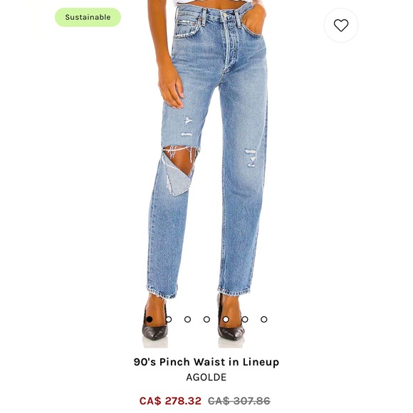 Agolde 90s Pinch Leg Jeans In Lineup
Size 26 - Picture 2 of 4